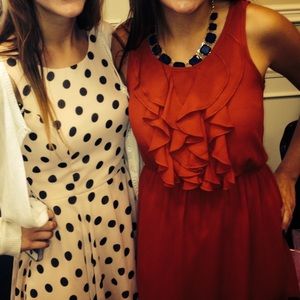 Gorgeous burnt orange dress